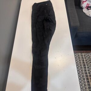 lululemon athletica Black Camo High-Rise Leggings
